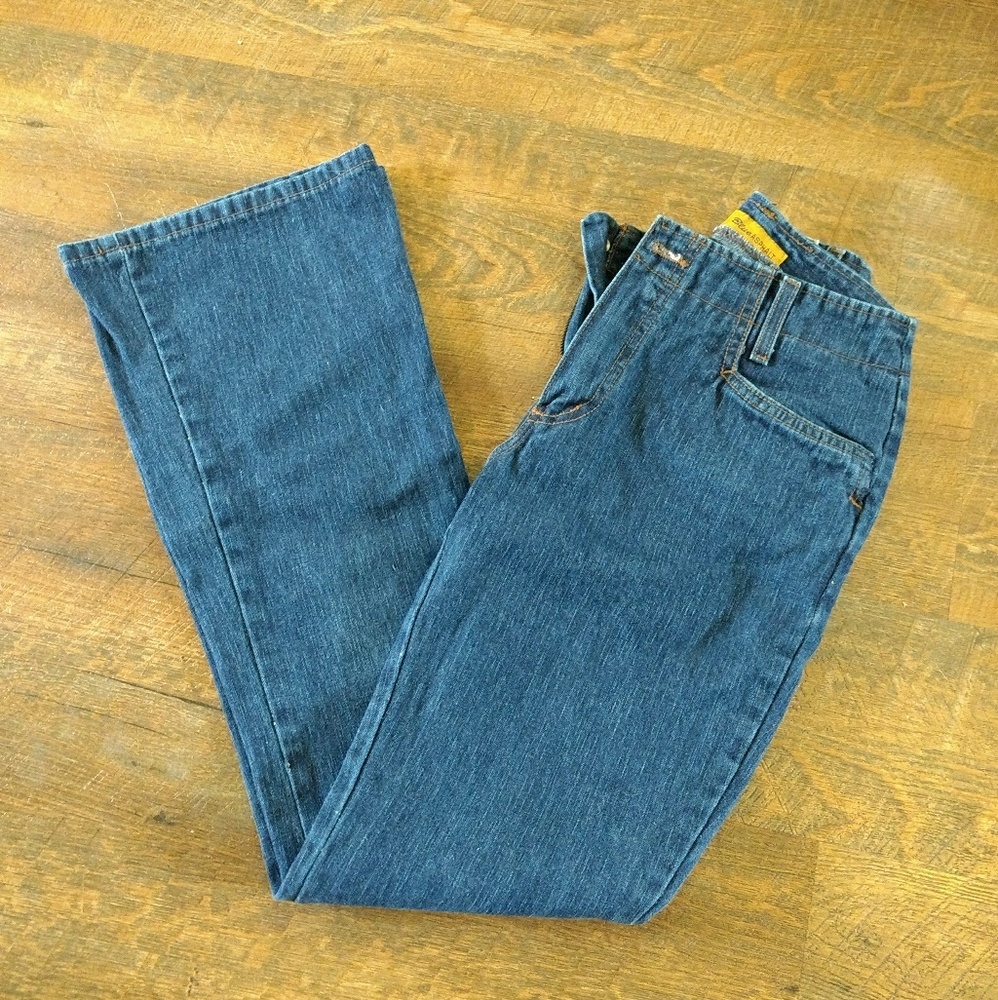 Retro Highwaisted Bell Bottom Flare Denim Jeans